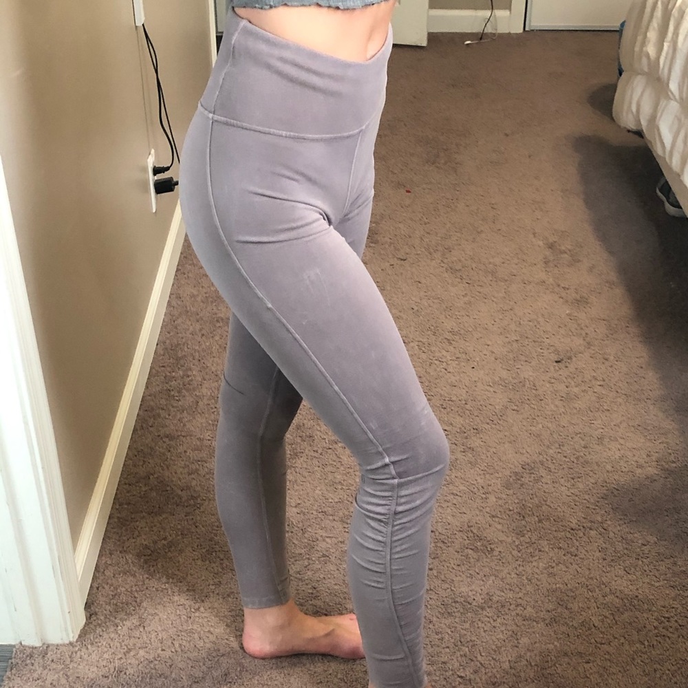 Lululemon lavender acid wash leggings